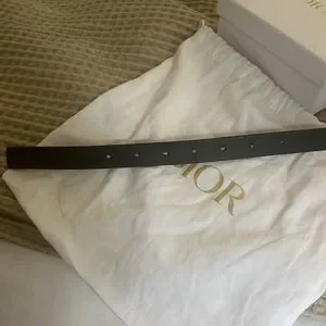 Dior | Accessories | Dior Saddle Belt 75cm Black Ultrasmooth  display picture 1